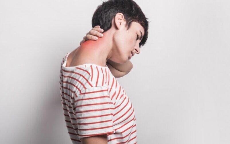 Pain in the cervical osteochondal neck symptoms